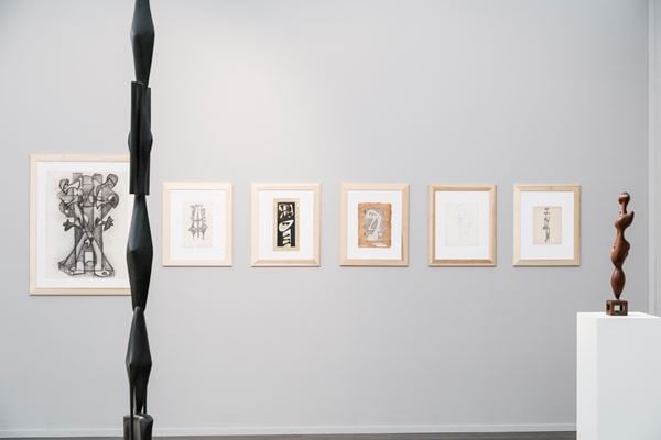 Almine Rech Gallery at Frieze Masters 2016. Photo: © Charles Roussel & Ocula.